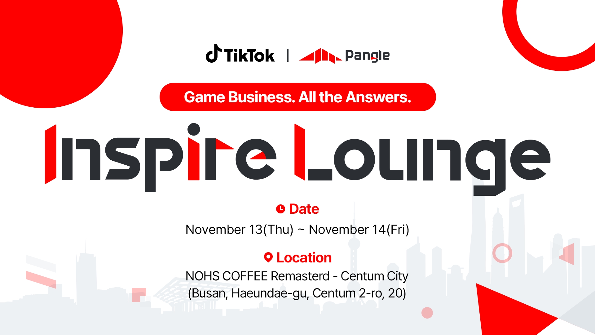 From marketing to monetization, meet every answer to game business at Inspire Lounge 2025 G-STAR